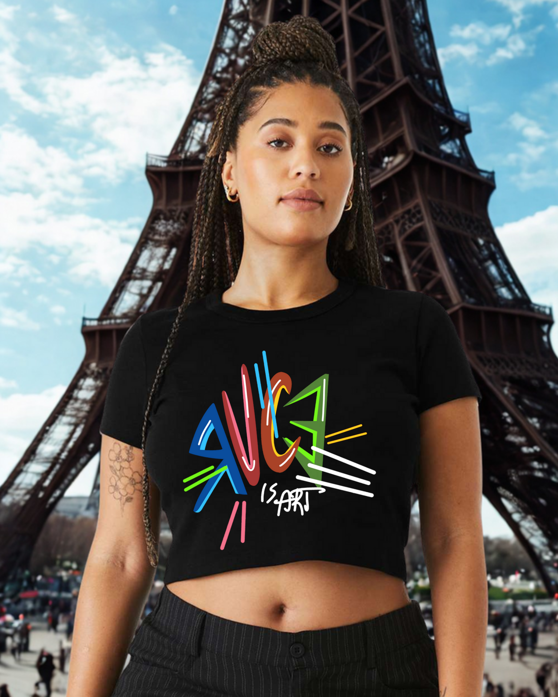 R.U.C.E. is Art Crop Tee