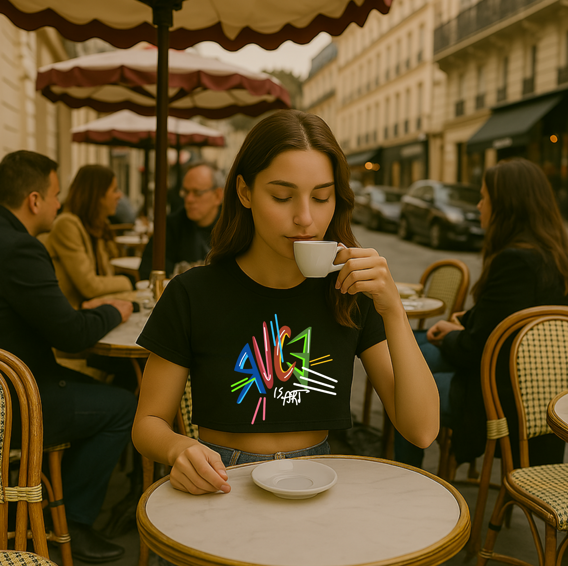 R.U.C.E. is Art Crop Tee