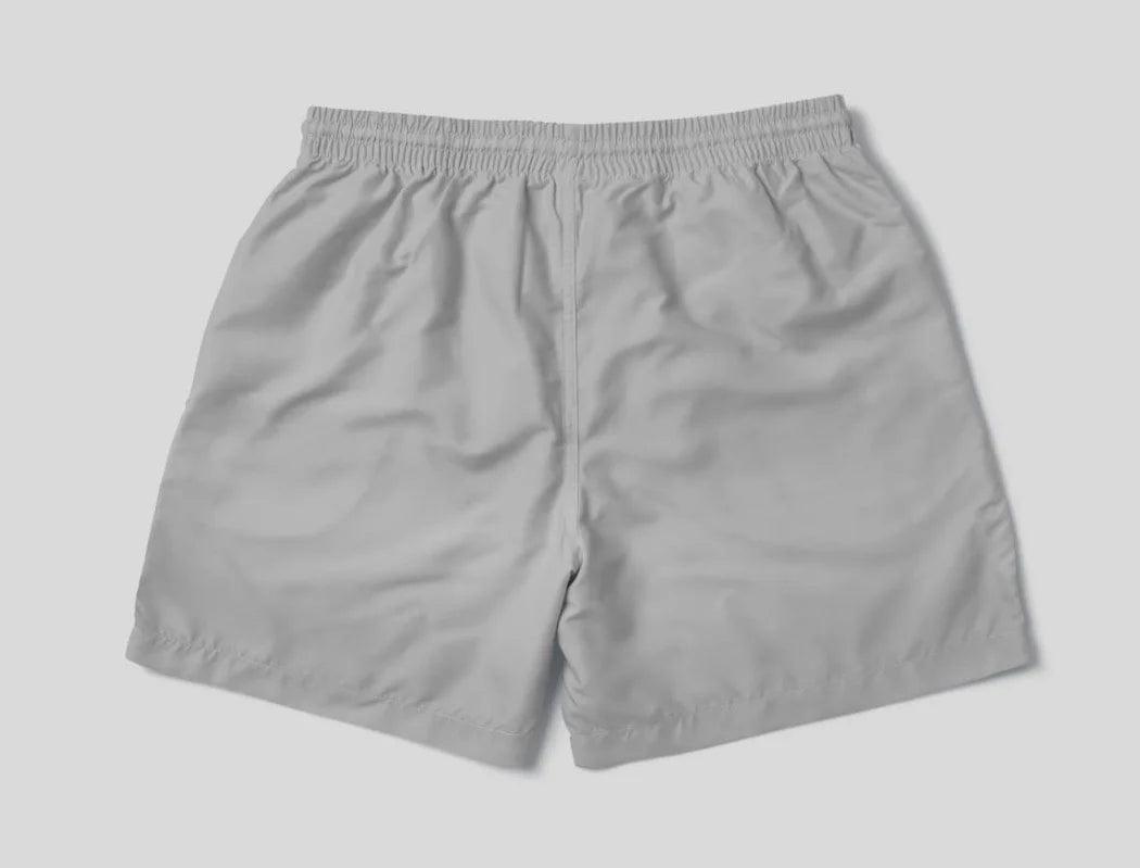 R.U.C.E. "GRATITUDE" GREY Letterman Sweat Shorts