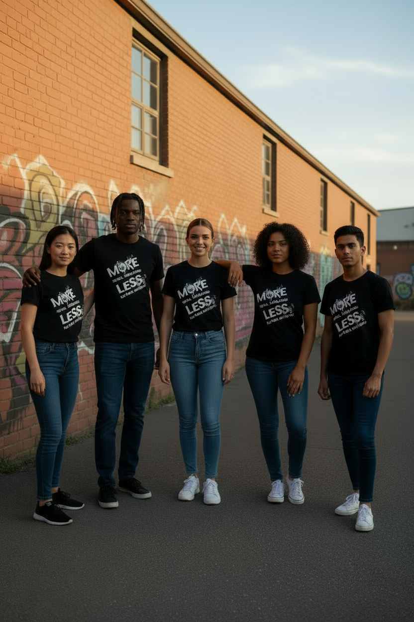 More (social distancing)/Less (cultural distancing) Graphic Tee